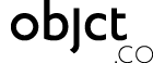 Objct Co logo in black, trademarked, and spelt "objct. co"